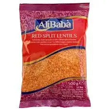 Ali Baba Red Split Lentils 500gr